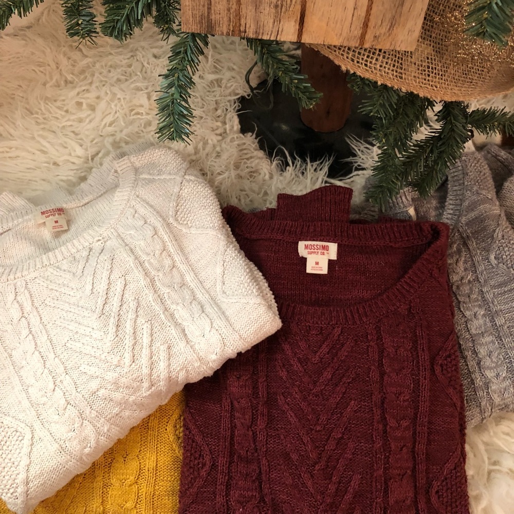 Bundle of 4 fall sweaters